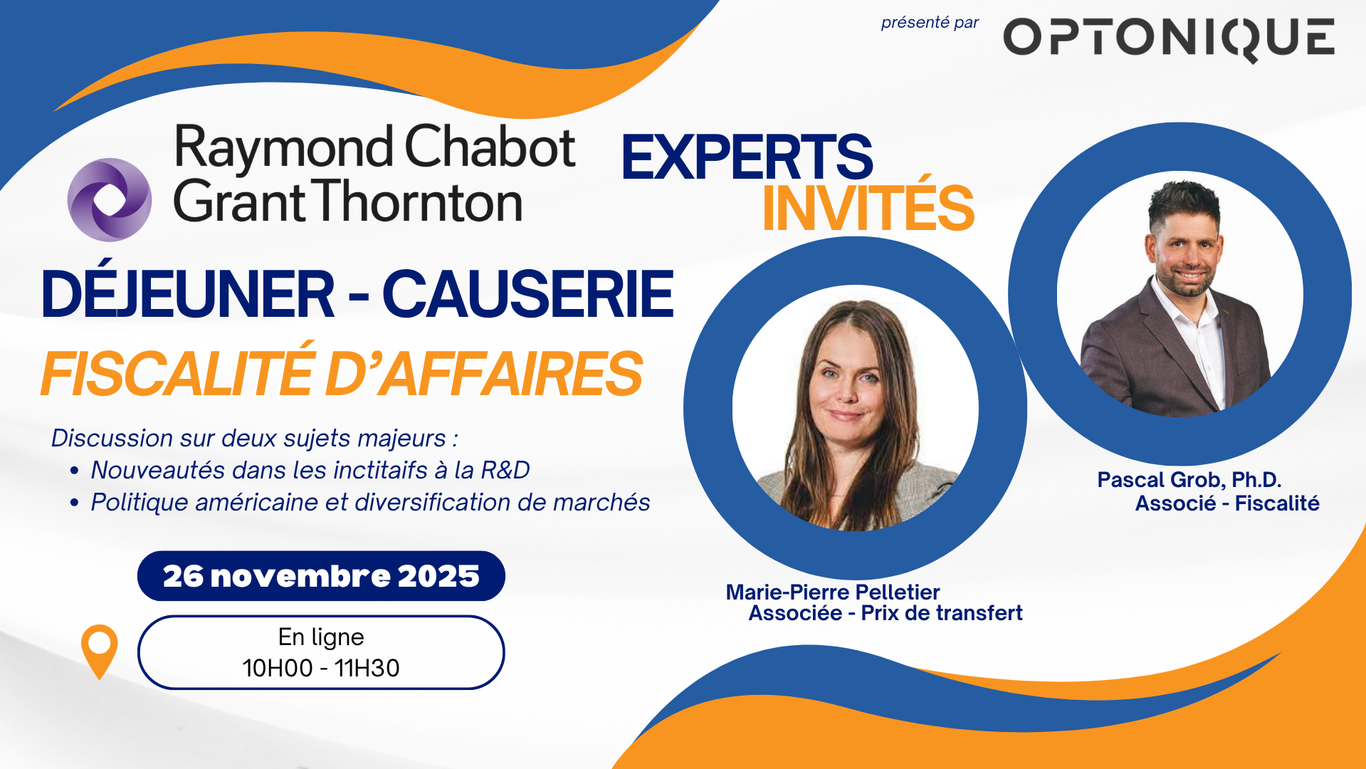 Atelier RCGT - Fiscalité d'affaires