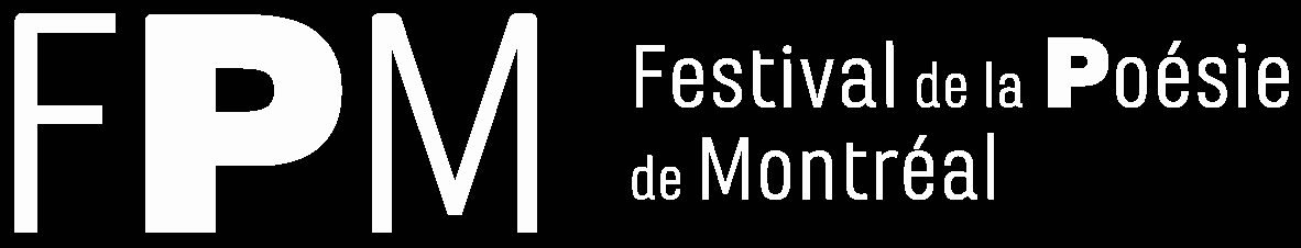 Logo Festival de la poésie de Montréal