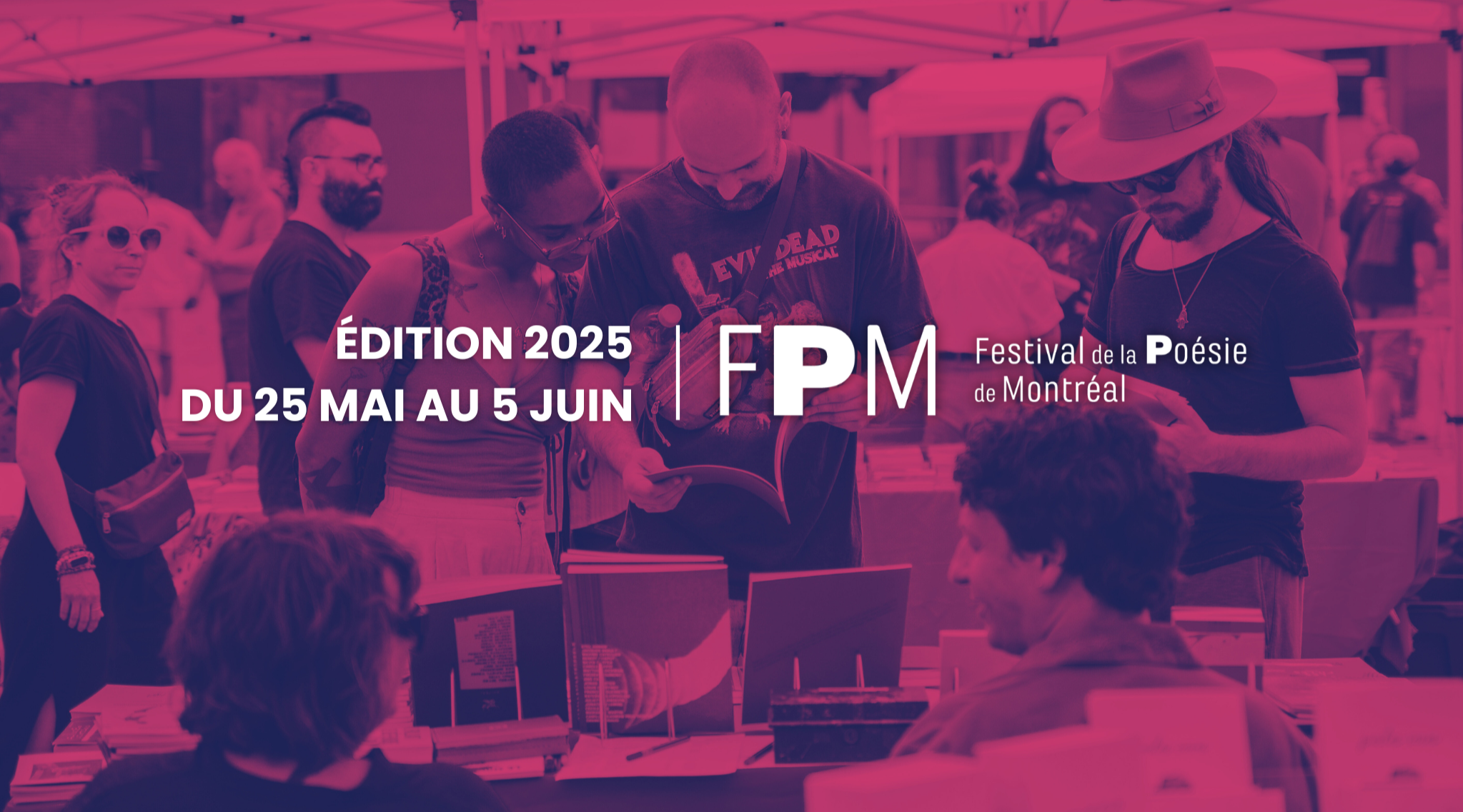 Édition 2025 du Festival de la poésie de Montréal