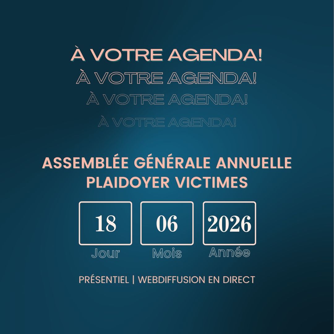 Plaidoyer Victimes - AGA 2026