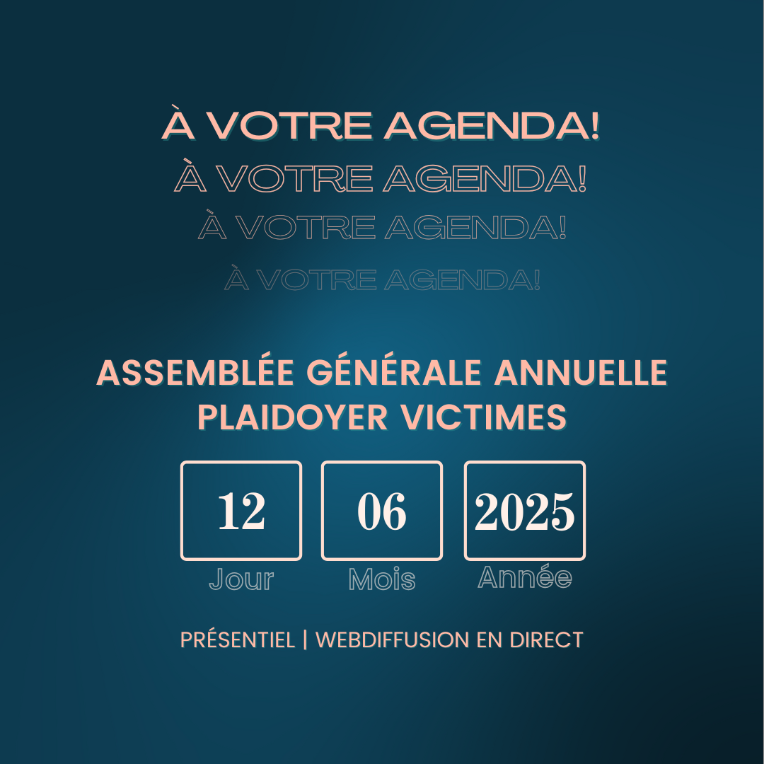Plaidoyer Victimes- AGA 2025