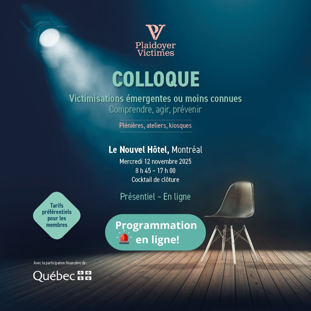 Colloque Plaidoyer Victimes 2025 - Webdiffusion en direct