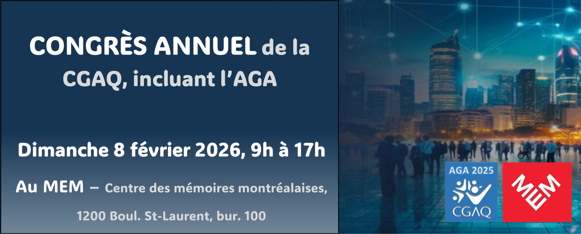 Assemblée Générale Annuelle du 8 février 2026