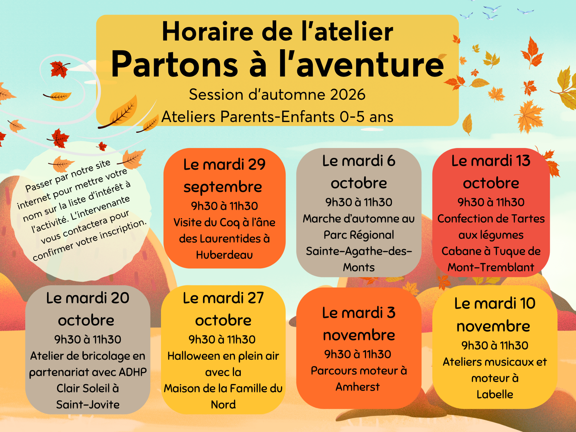 Partons à l'aventure | Halloween en plein air