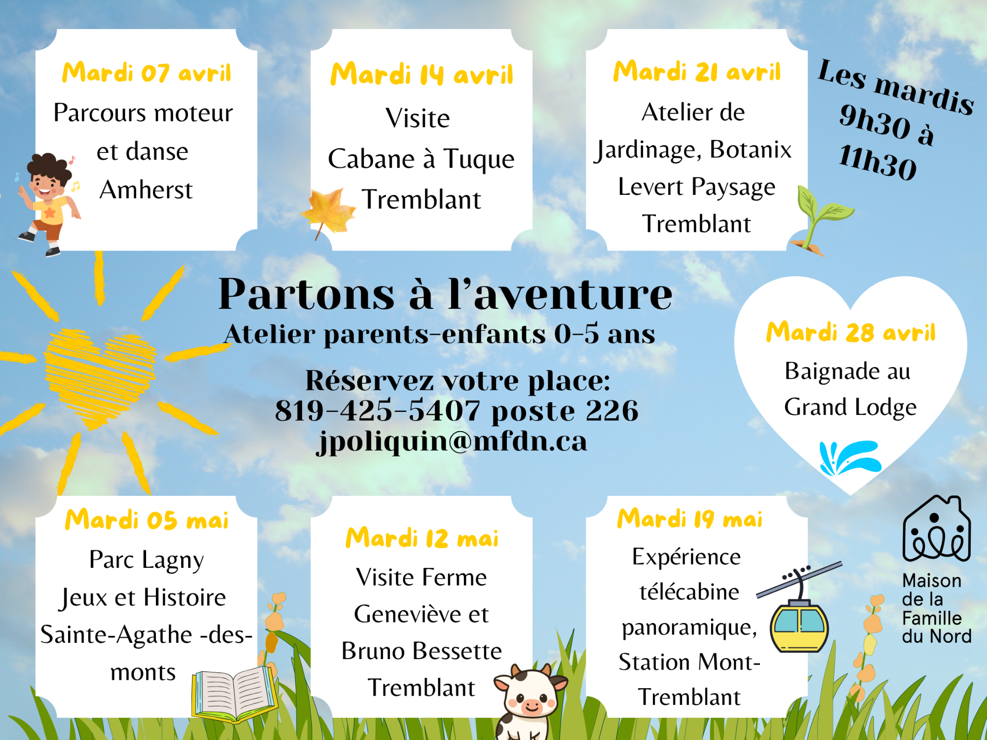 Partons à l'aventure !