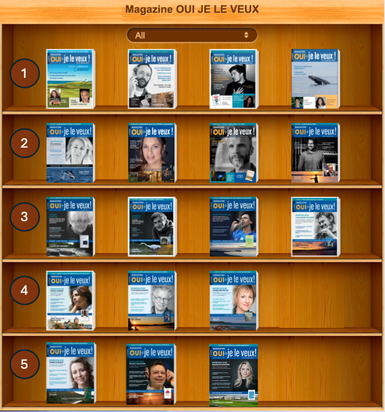 Magazine - Oui, je le veux !