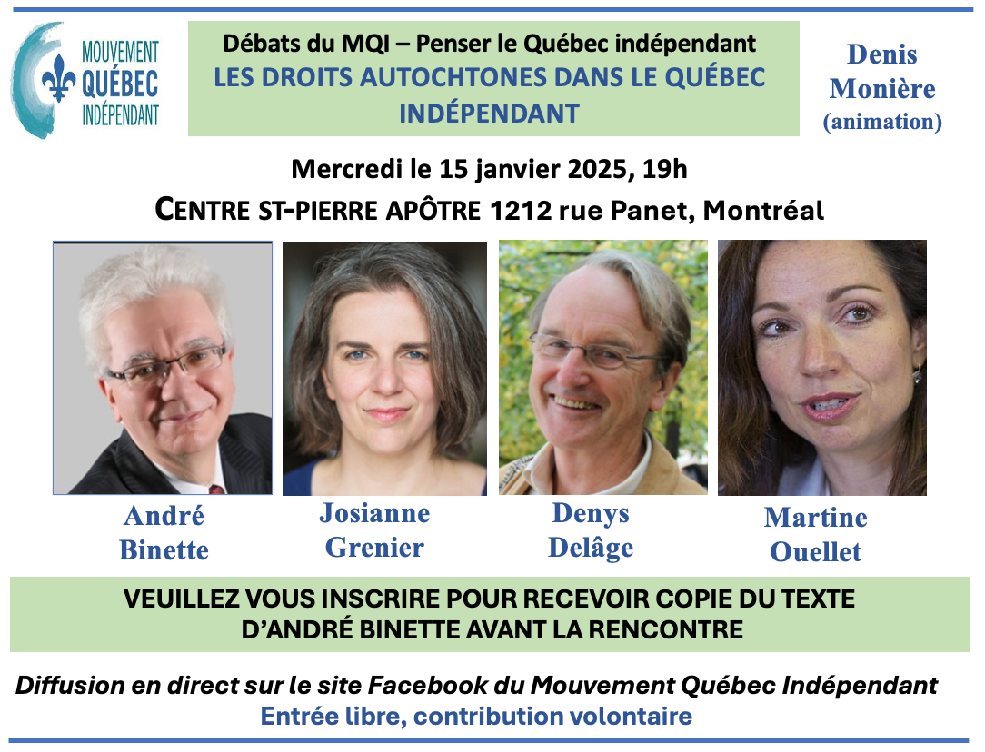 Droits autochtones dans le Québec indépendant