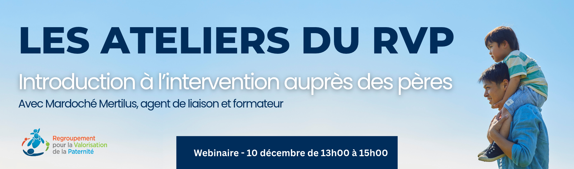 Webinaire - Introduction à l'intervention auprès des pères