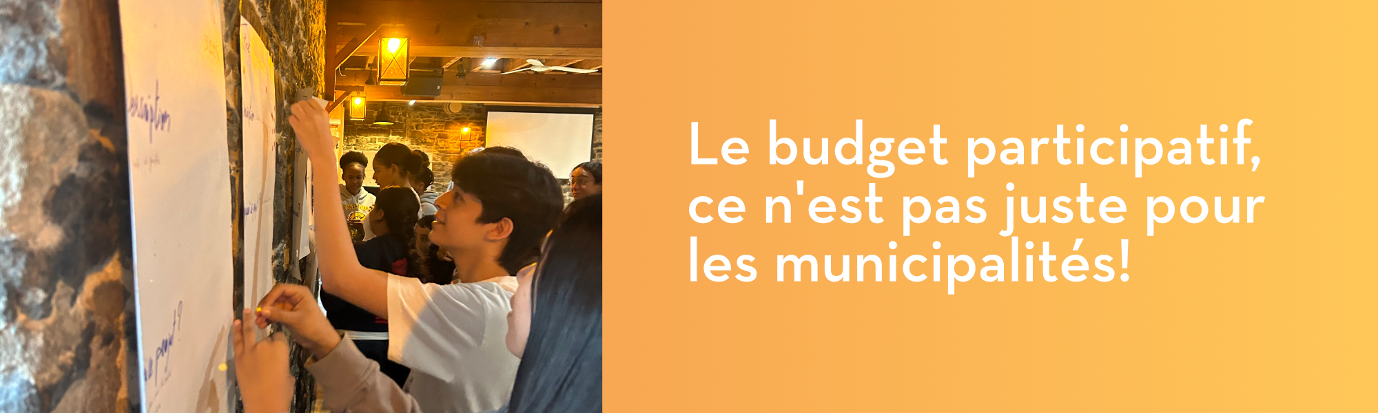 Le budget participatif en organisme : Un levier pour développer le pouvoir d'agir