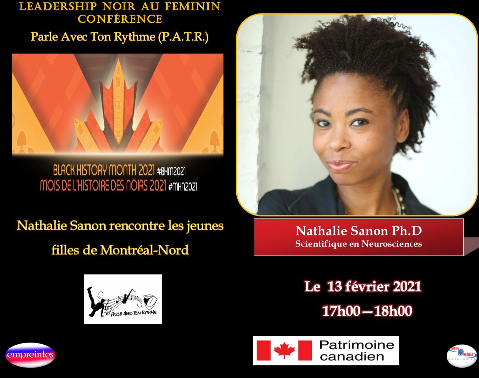 Conférence: leadersip noir  au féminin avec Nathalie Sanon