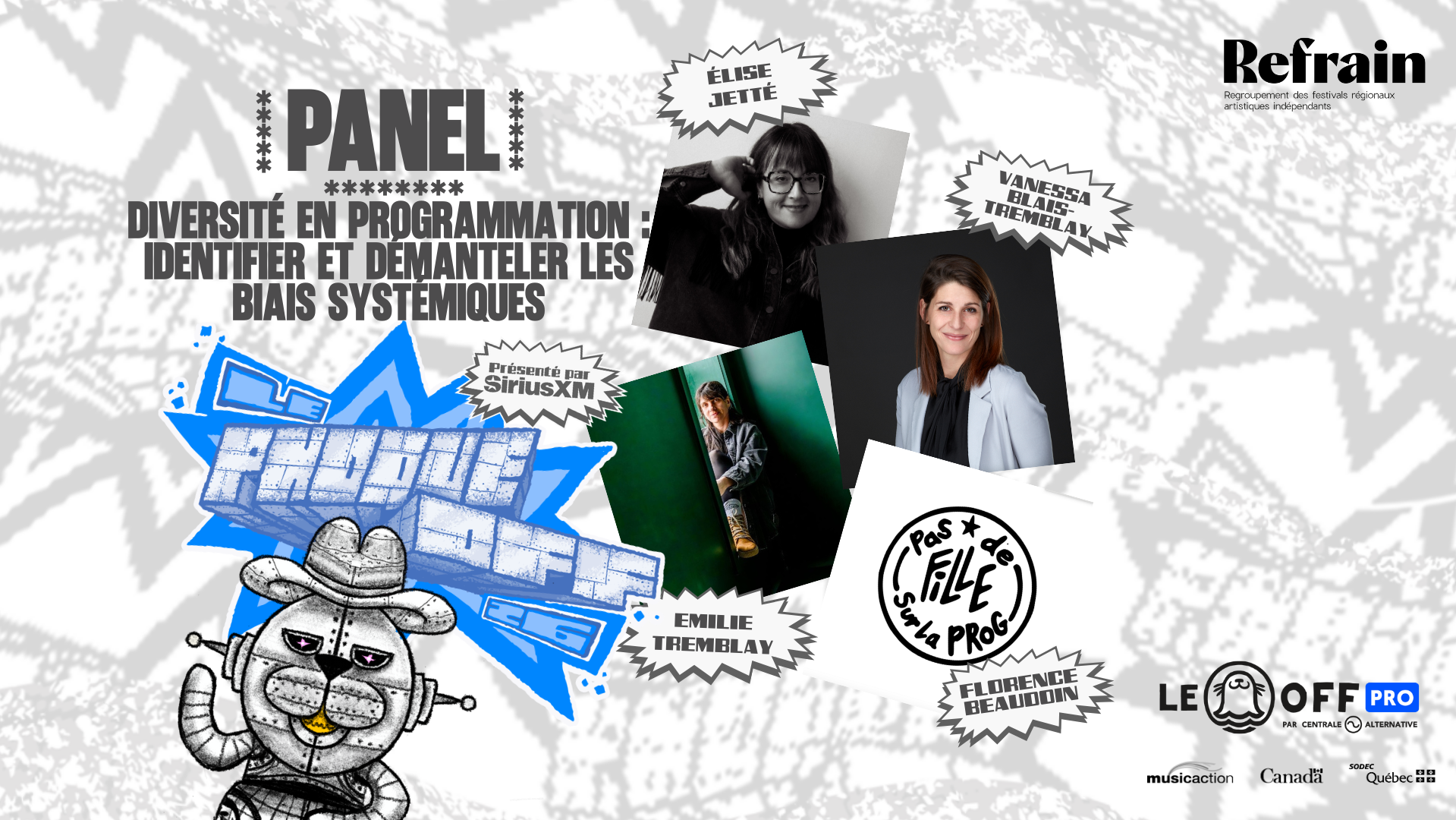 Panel - Diversité en programmation : Identifier et démanteler les biais systémiques