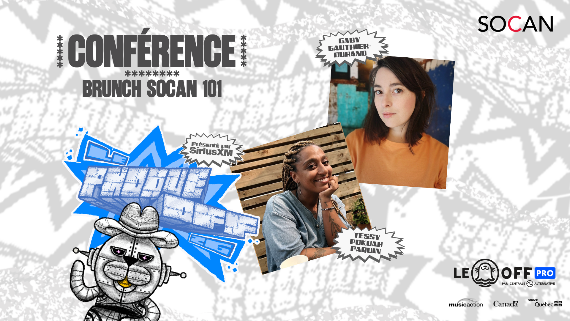 Conférence - Brunch SOCAN 101