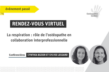 La respiration: le rôle de l'ostéopathe en collaboration interprofessionnelle