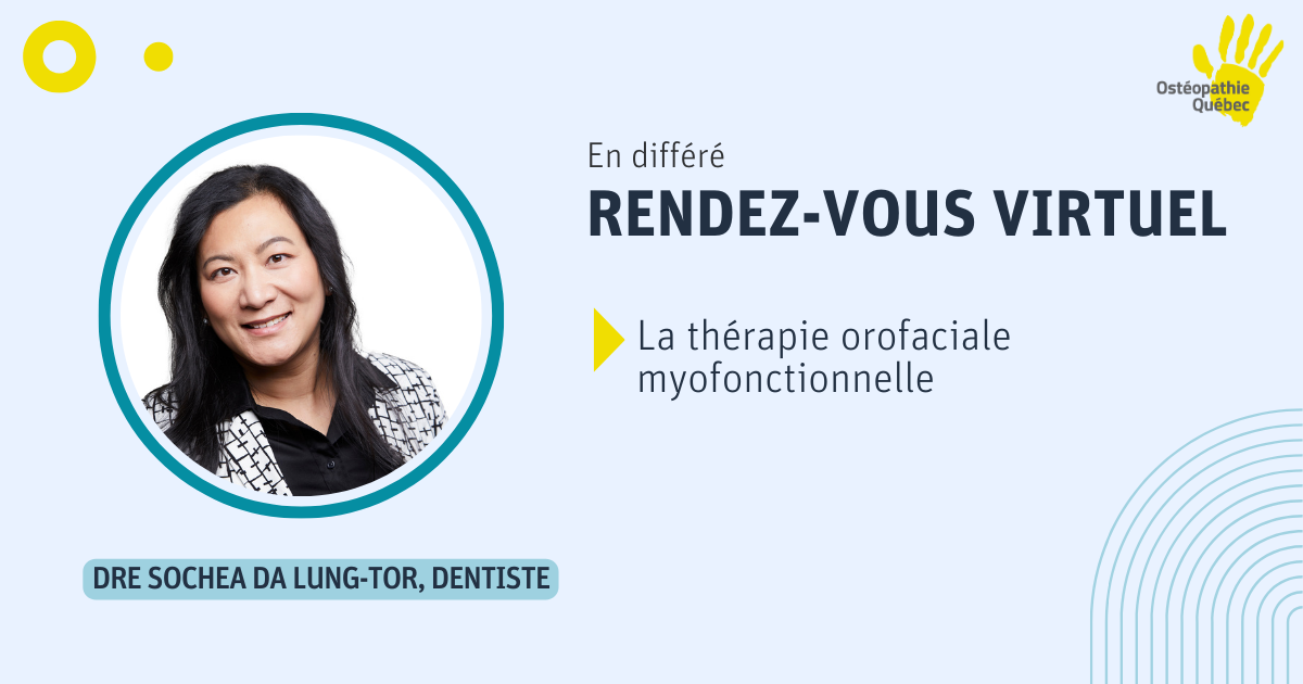 Achat Rendez-vous virtuel | La thérapie orofaciale myofonctionnelle