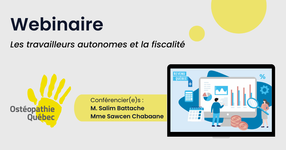 Les travailleurs autonomes et la fiscalité