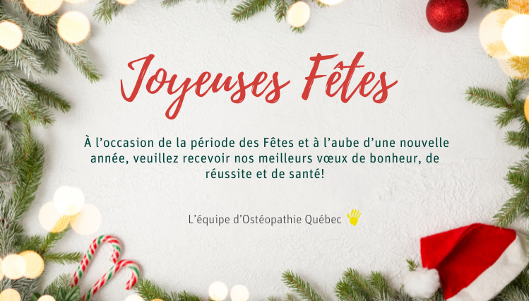 Joyeuses Fêtes de fin d'année!