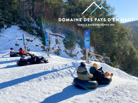 Glissades sur tubes - Domaine des Pays d'en Haut