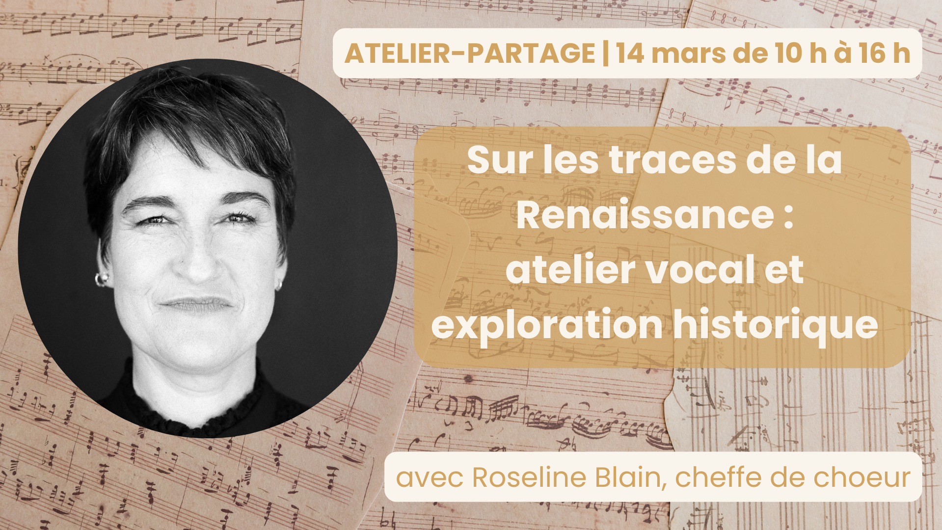 ATELIER-PARTAGE | Sur les traces de la Renaissance : atelier vocal et exploration théorique