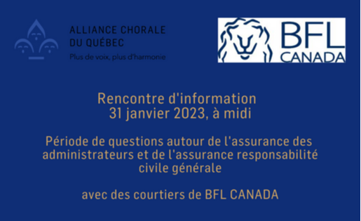 RENCONTRE D'INFORMATION | Démystifiez les assurances responsabilité avec BFL CANADA
