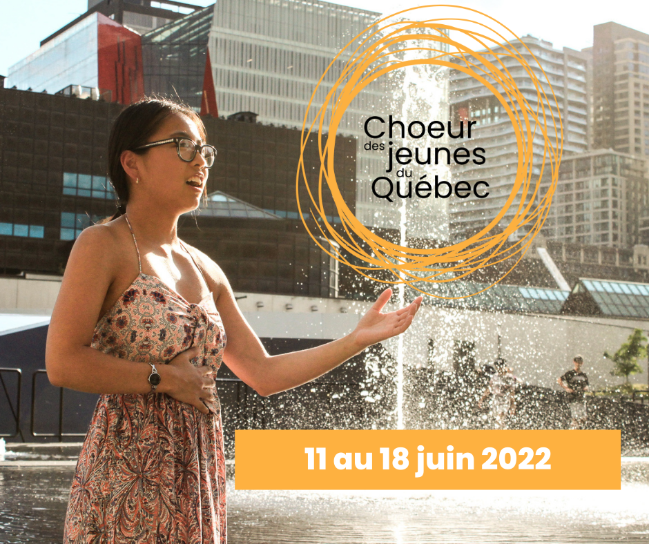 Choeur des jeunes du Québec 2022 | Inscription aux auditions