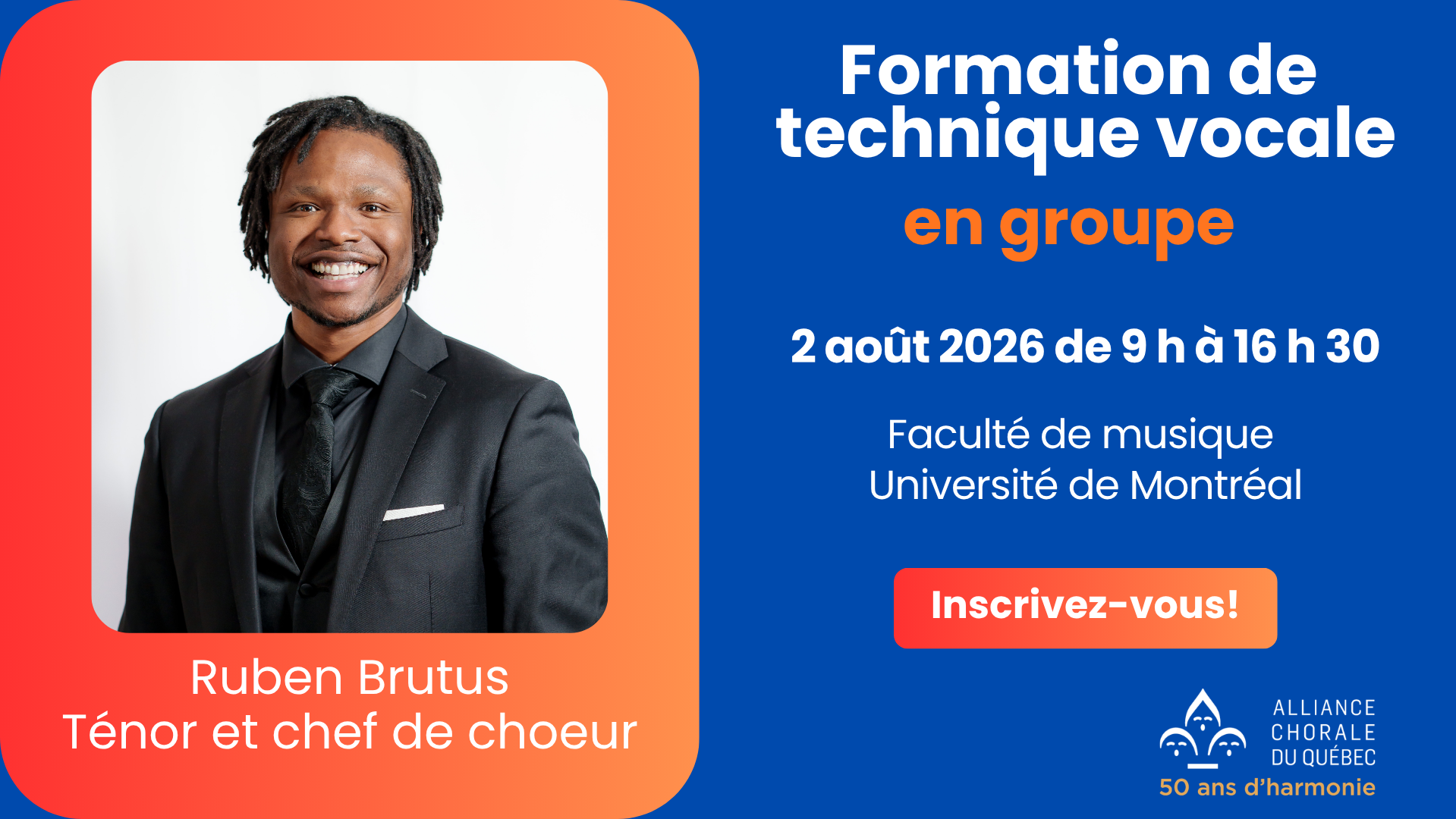 FORMATION DE TECHNIQUE VOCALE