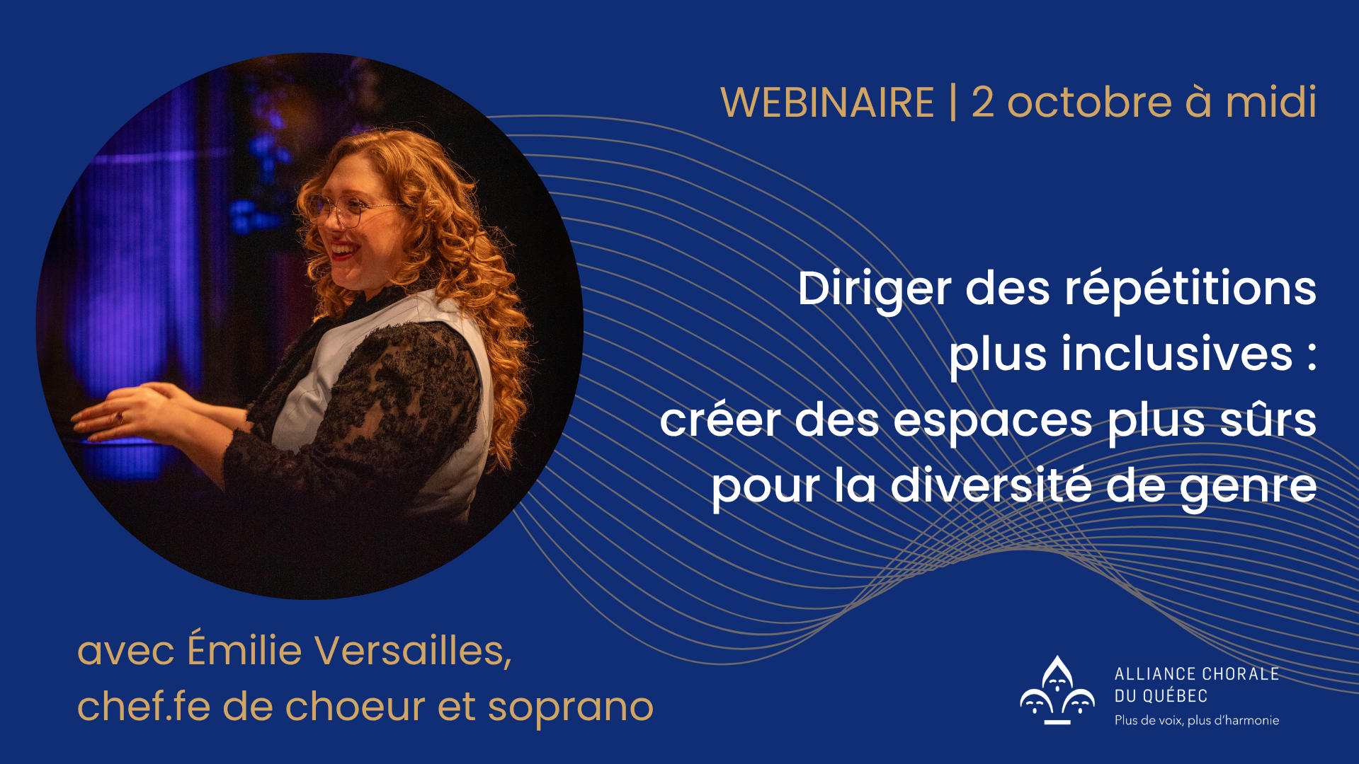 WEBINAIRE | Diriger des répétitions plus inclusives : créer des espaces plus sûrs pour la diversité de genre