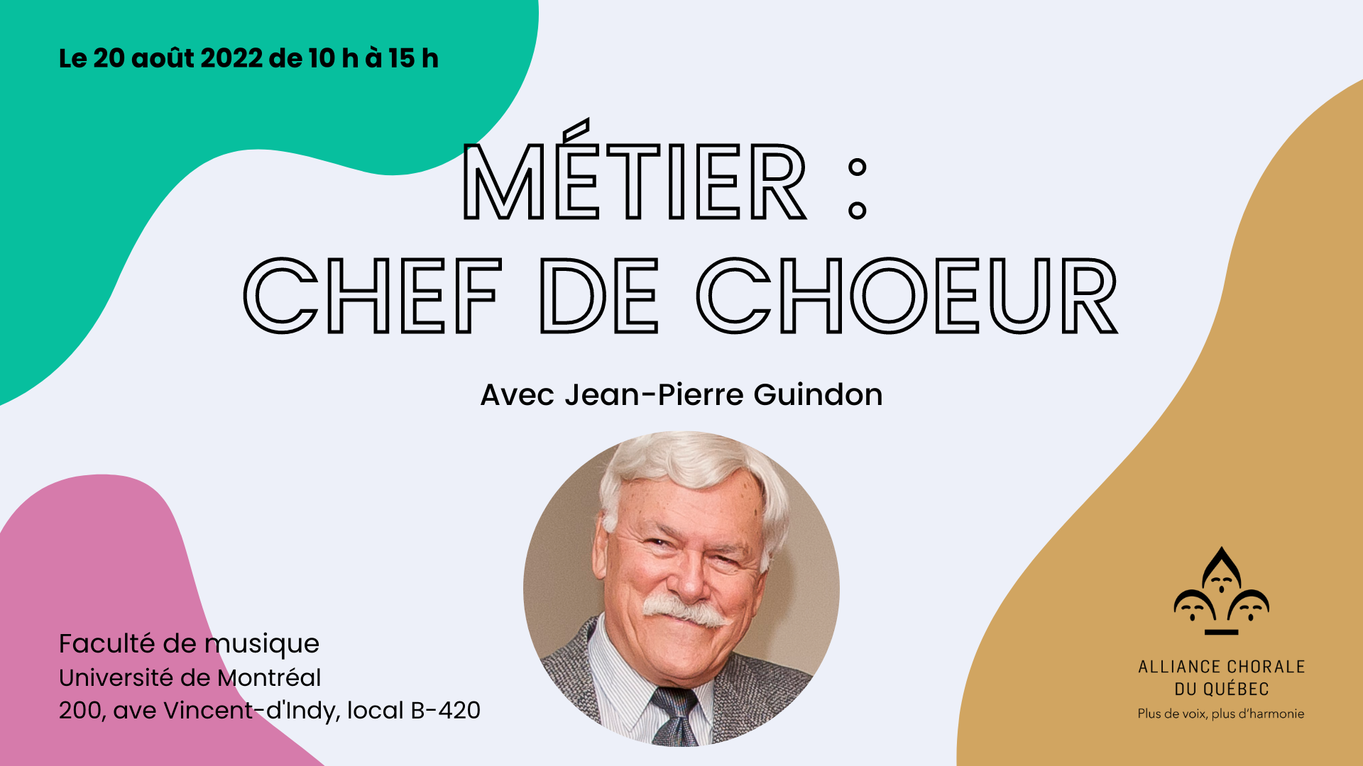 Métier : Chef de choeur avec Jean-Pierre Guindon