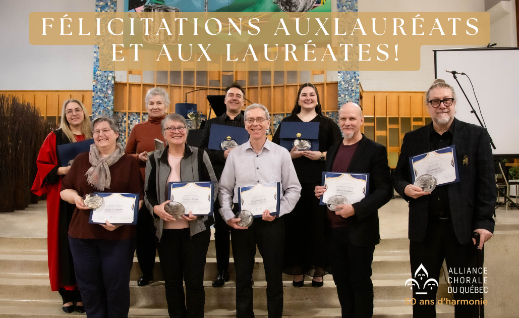 L'Alliance dévoile les récipiendaires des Grands prix du 50e anniversaire!