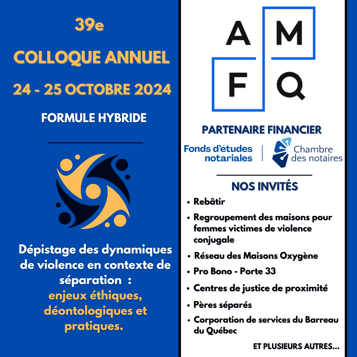 39e Colloque annuel AMFQ 2024