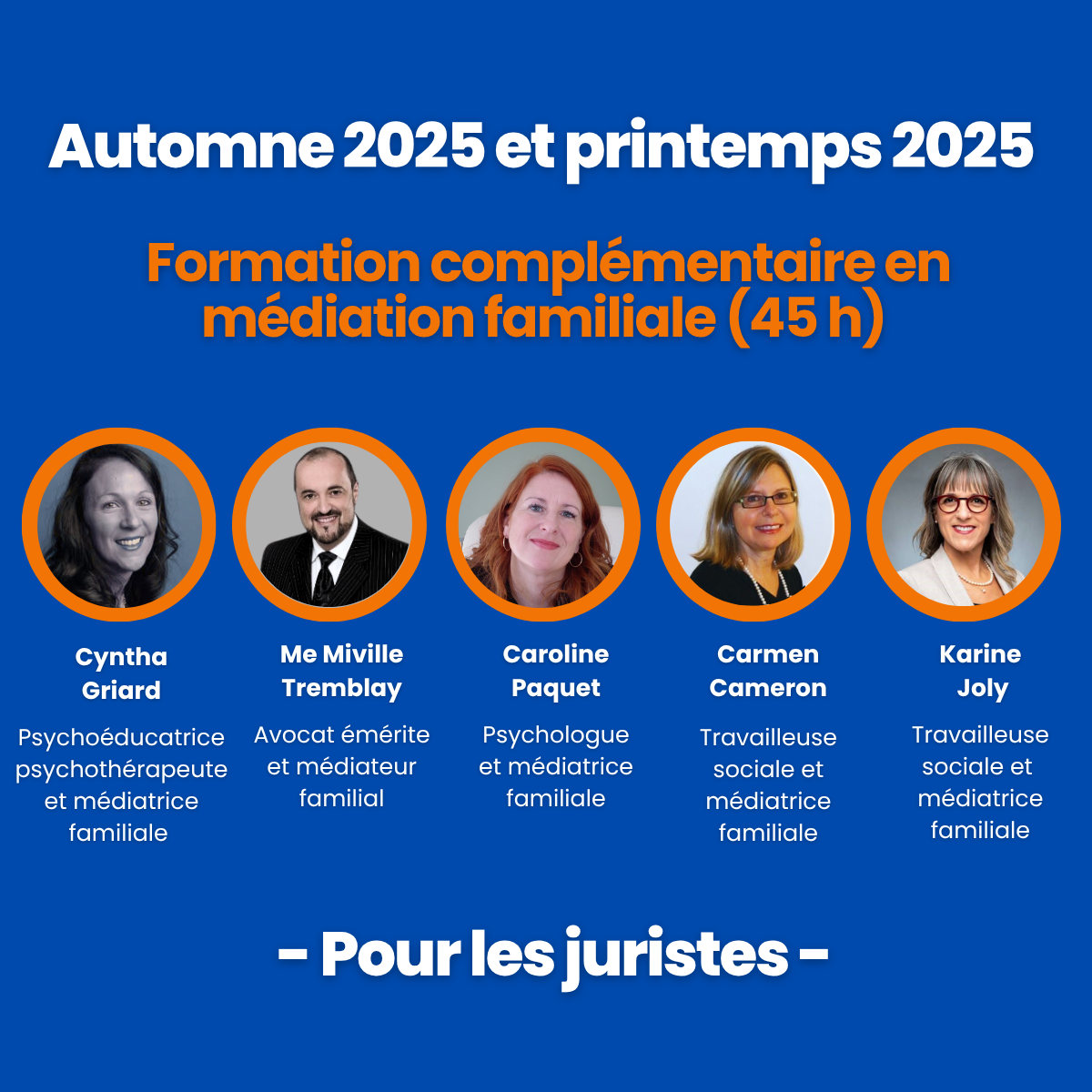 A24/P26 - Formation complémentaire (45h) pour les juristes