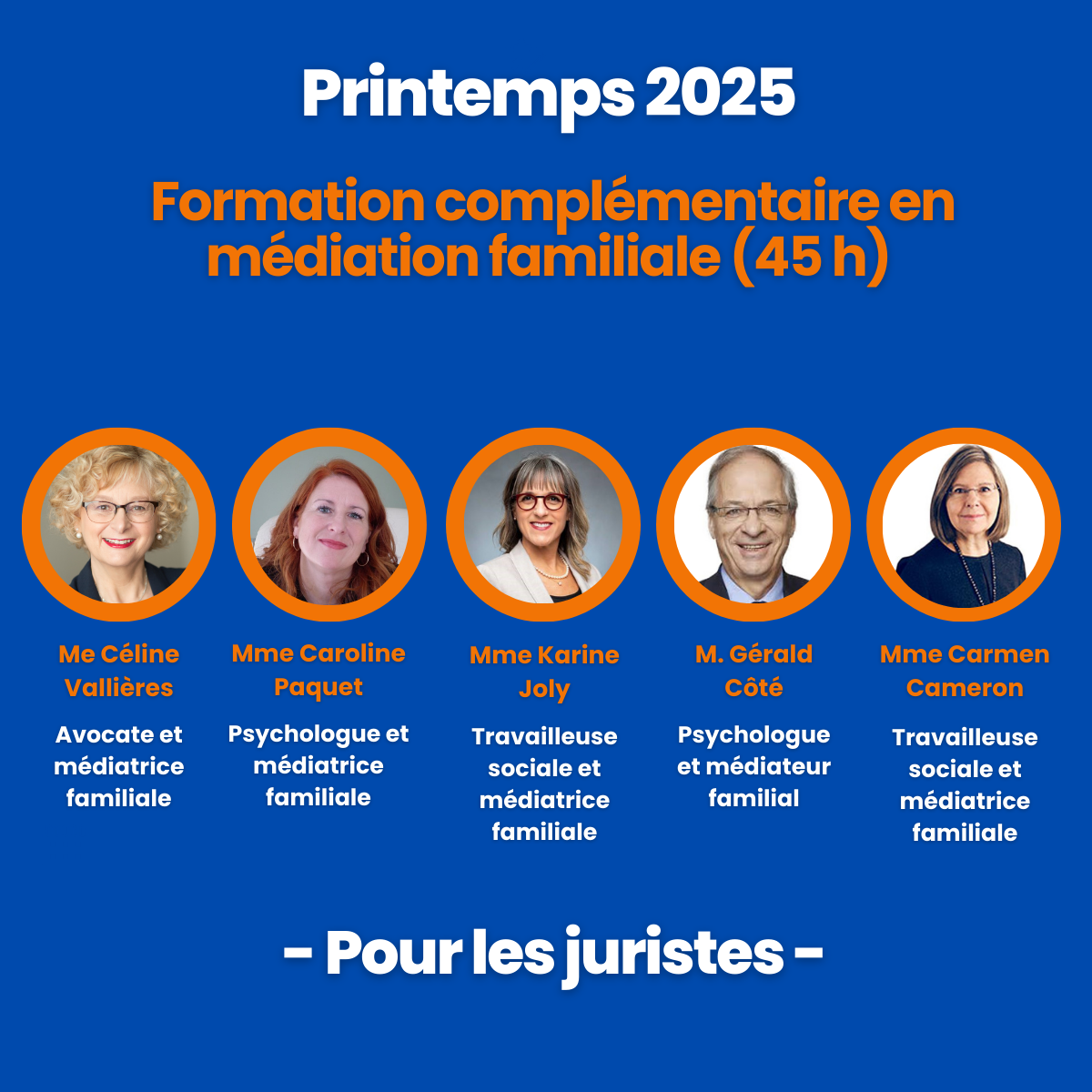 Formation complémentaire (45h) pour les juristes