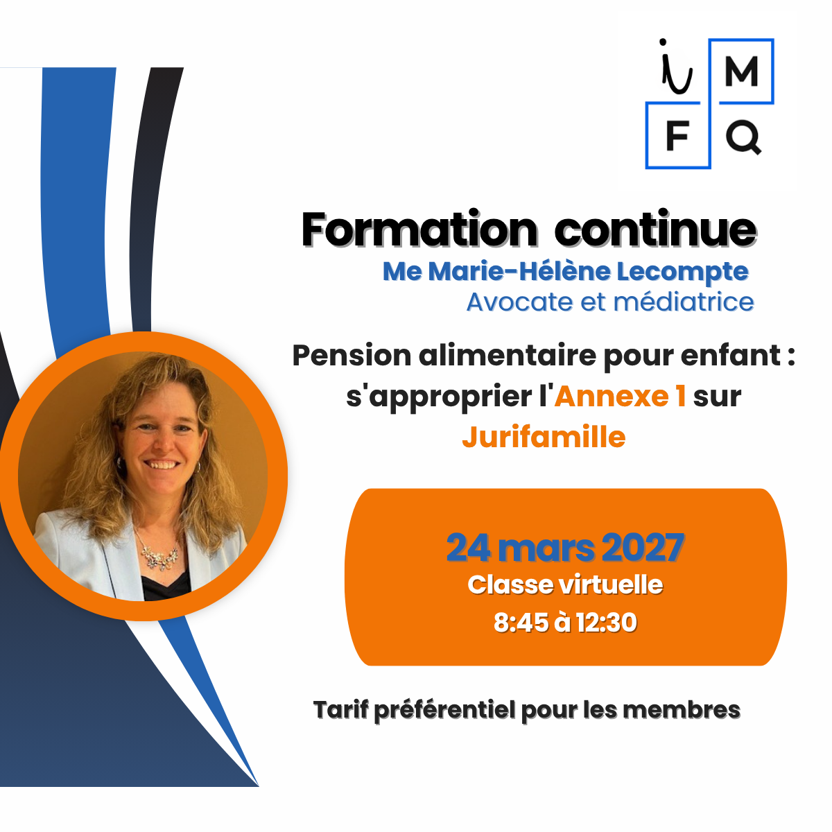 H27 - Pension alimentaire pour enfant :  s'approprier l'Annexe 1 sur Jurifamille