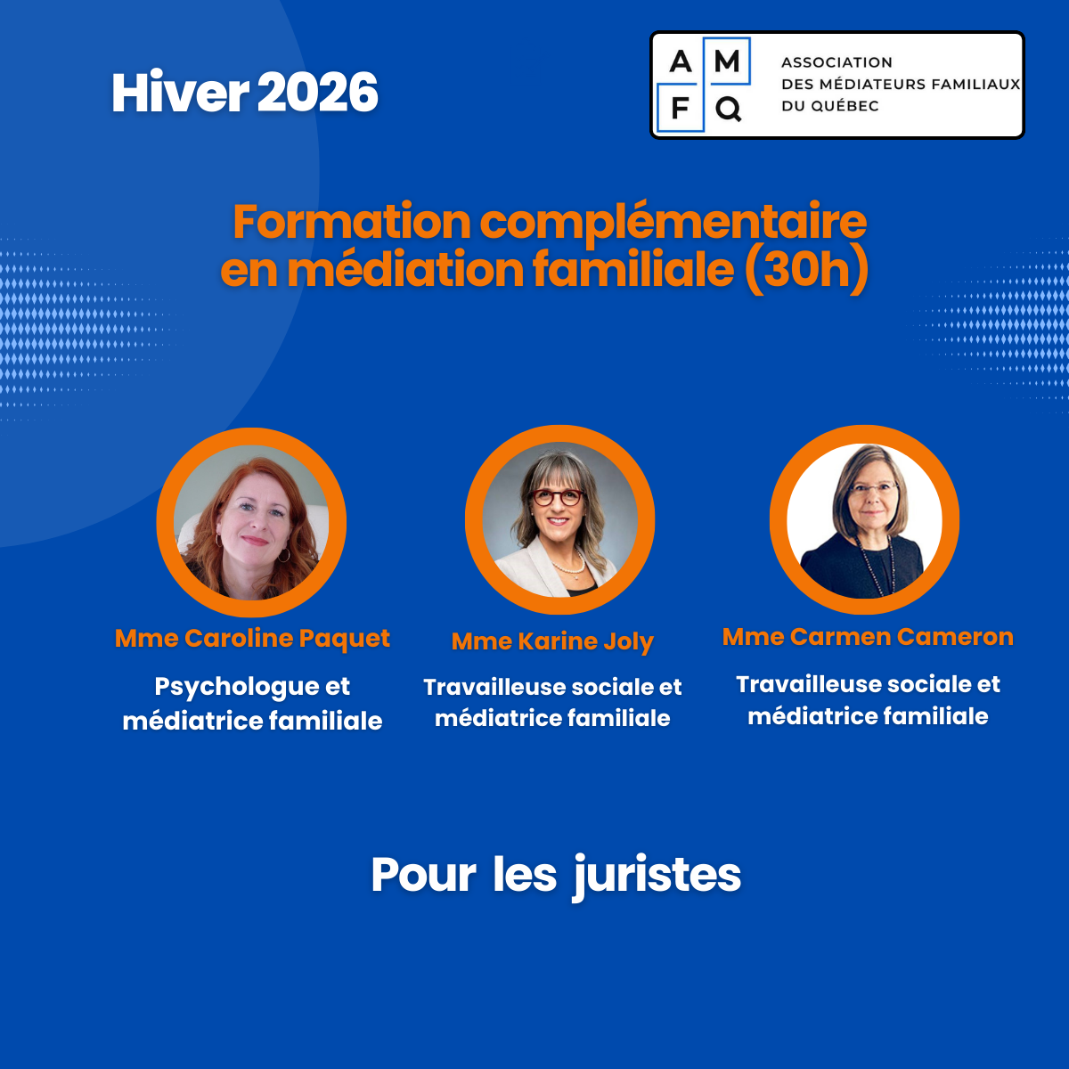 H26 - Formation complémentaire (30h) pour les juristes