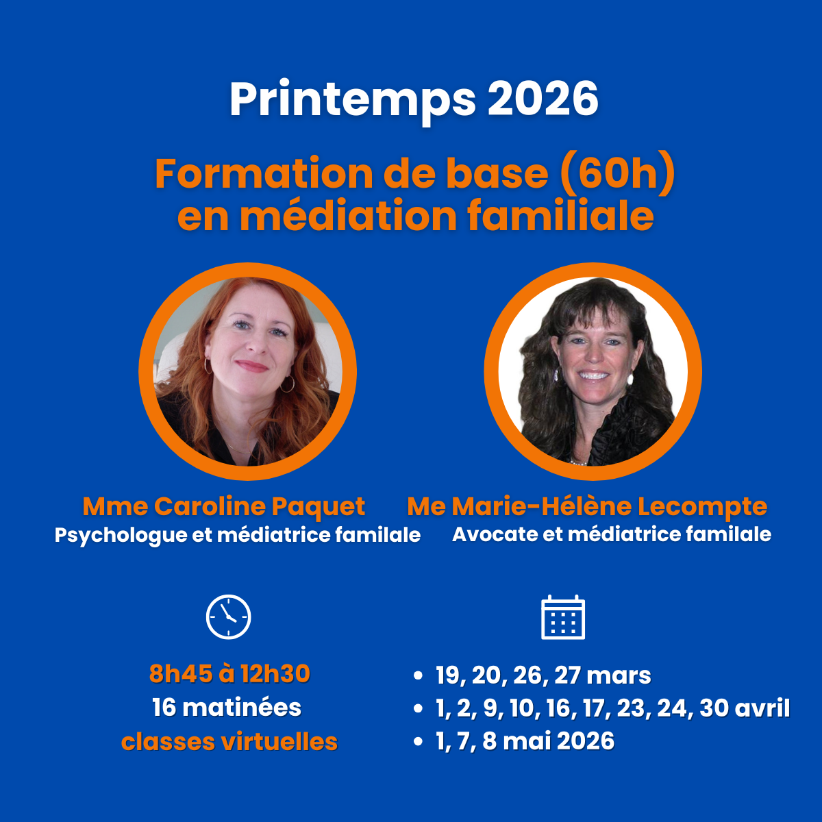 H26-Formation de base (60h) en médiation familiale