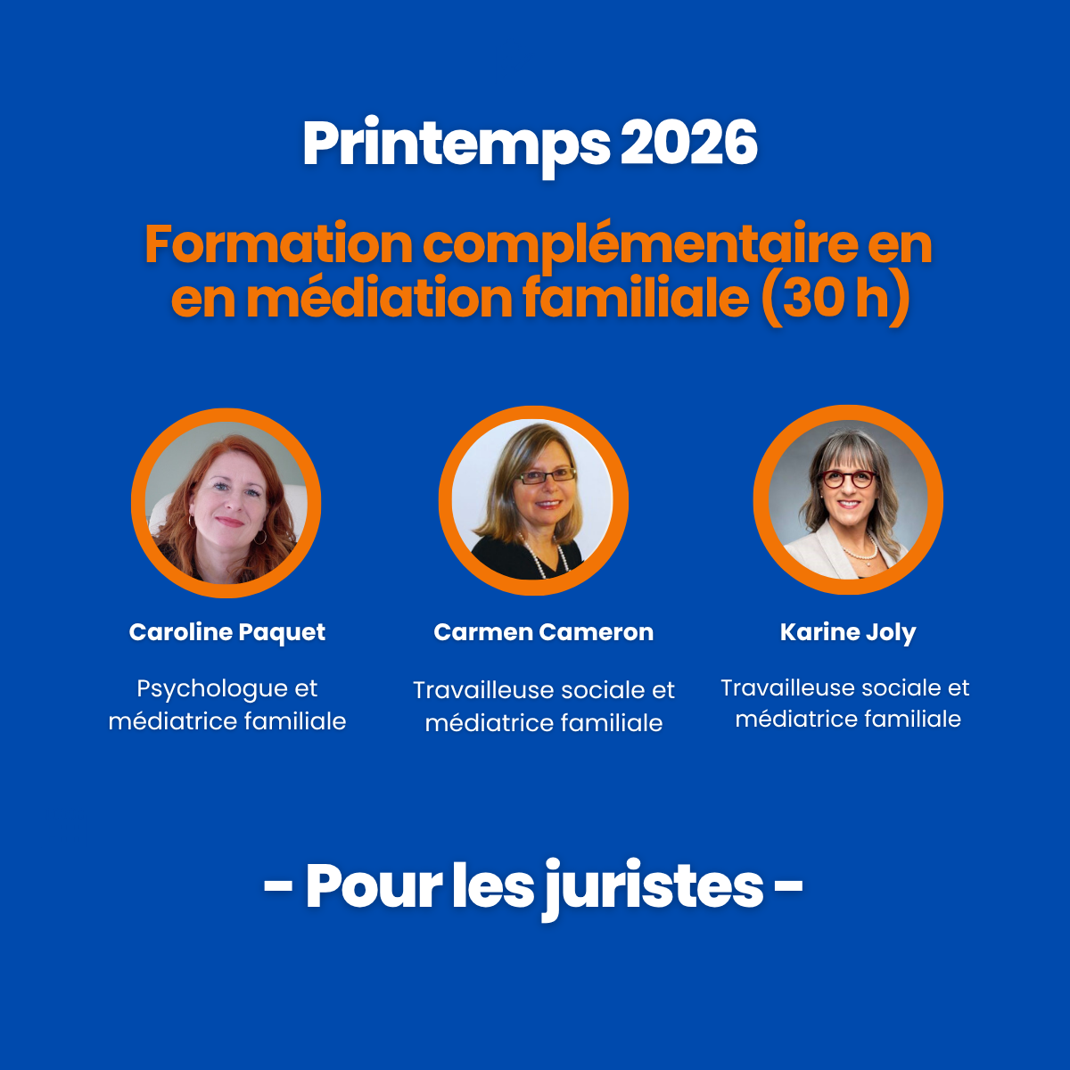 H26 - Formation complémentaire (30h) pour les juristes