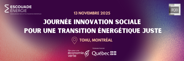Journée innovation sociale  pour une transition énergétique juste