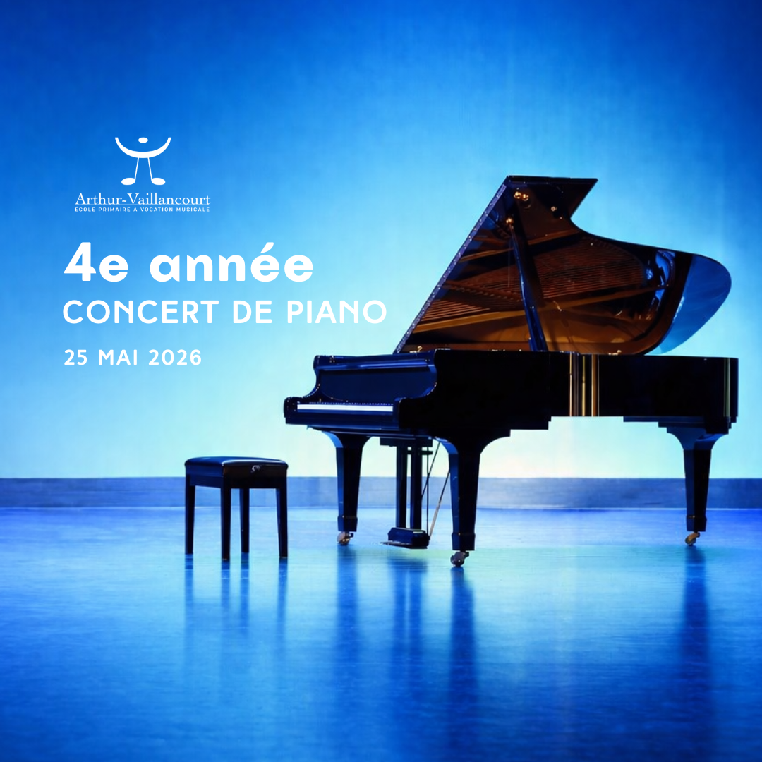 Concert de Piano 2026 - 4e ANNÉE