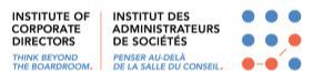 Logo IAS - Institut des administrateurs de sociétés, Section du Québec