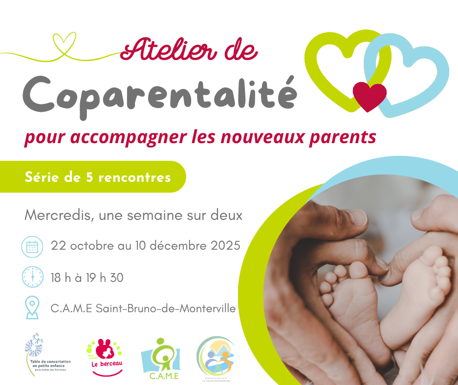 Ateliers de coparentalité - 22 octobre au 10 décembre