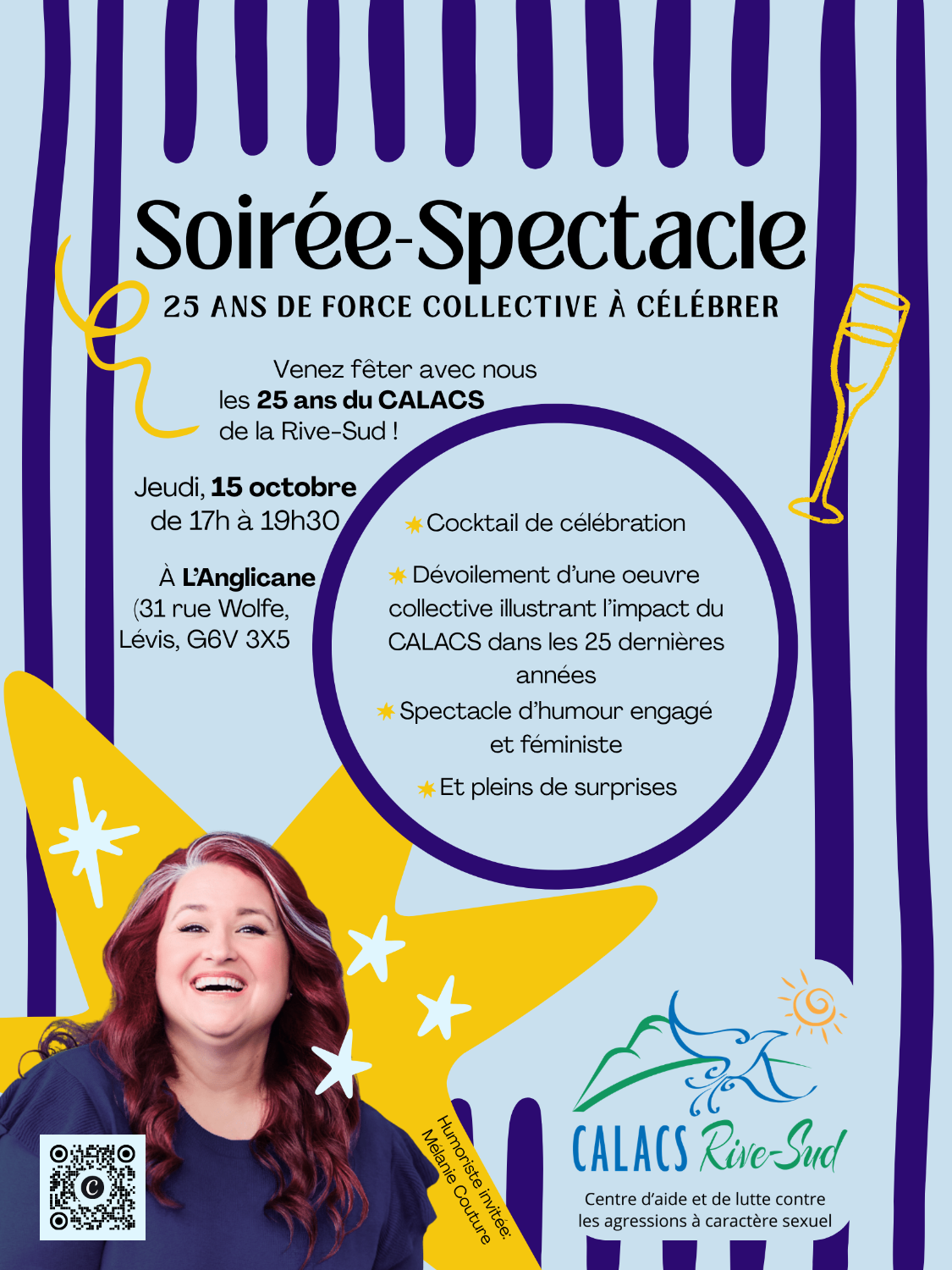 Soirée 25ème anniversaire du CALACS de la Rive-Sud