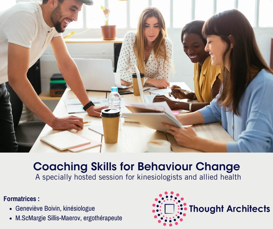 Coaching Skills for Behaviour Change - a specially hosted session for kinesiologists and allied health
