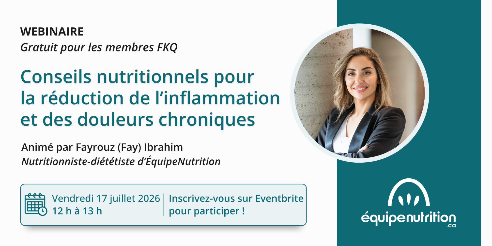 Conseils nutritionnels pour la réduction de l'inflammation et des douleurs chroniques