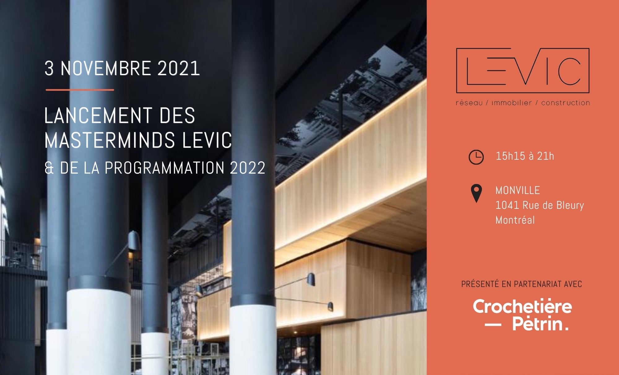 Lancement des Masterminds LEVIC et de la programmation 2022 !