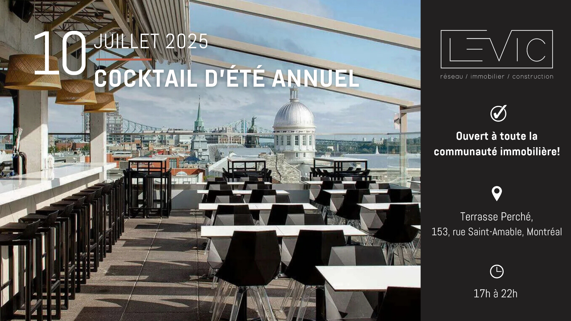Cocktail d'été LEVIC 2025
