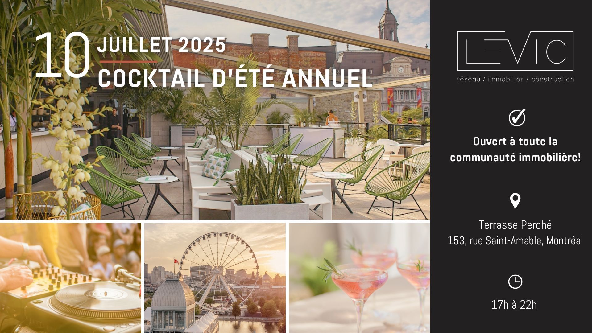 Cocktail d'été LEVIC 2025
