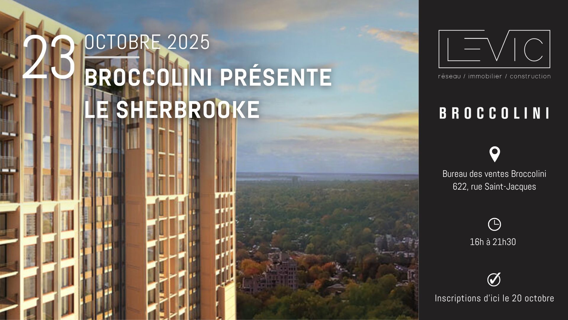 Broccolini présente Le Sherbrooke