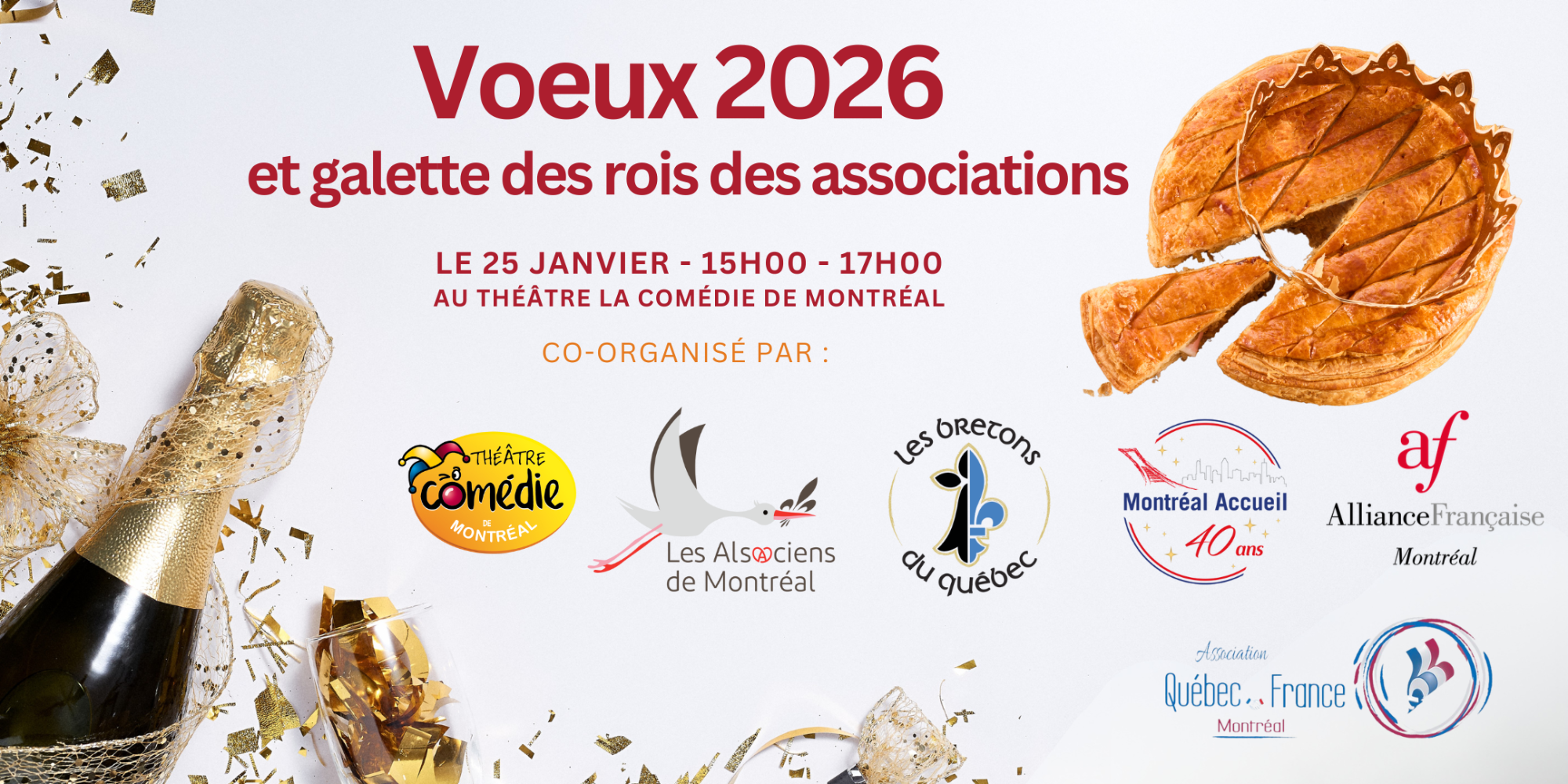 Voeux des associations francophiles - Montréal 2026