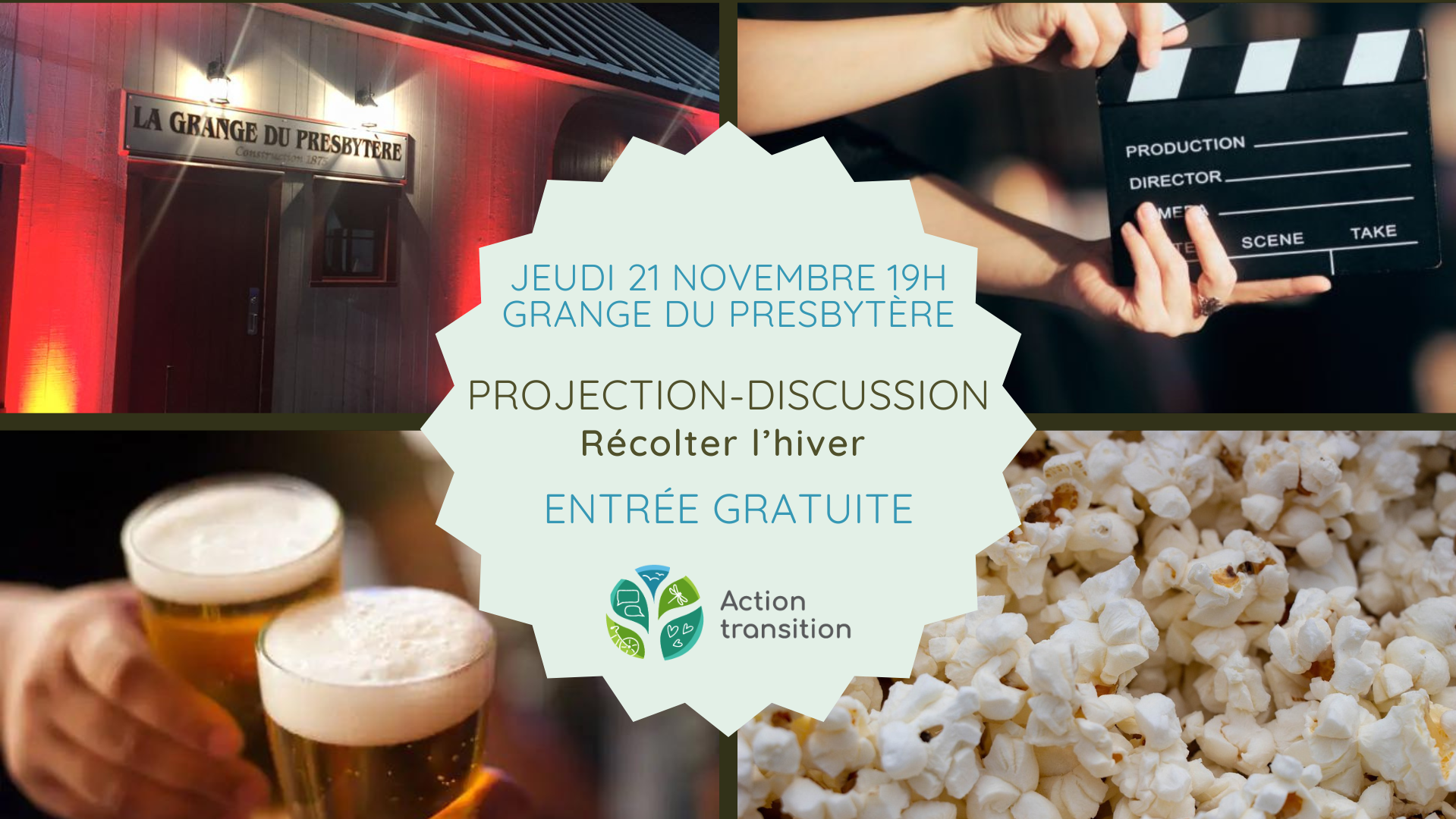 Projection-discussion : Récolter l'hiver