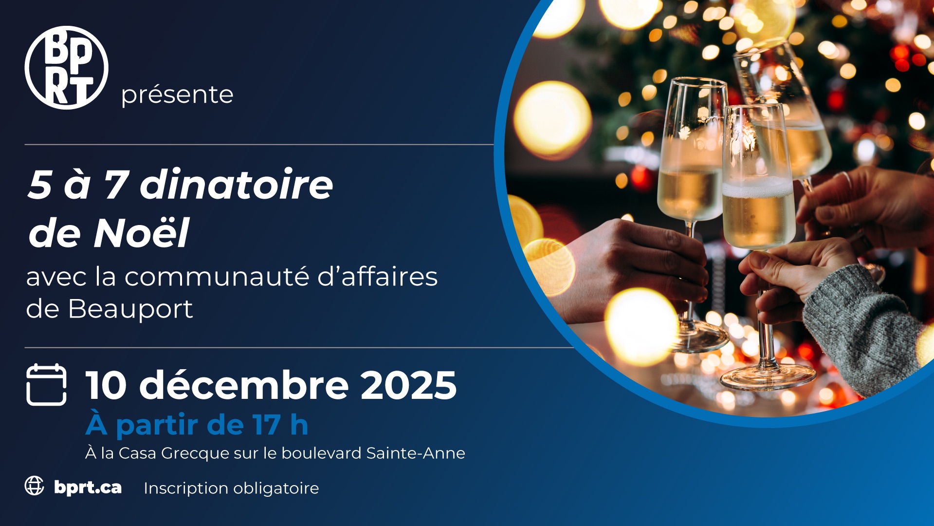 5 à 7 dinatoire de Noël