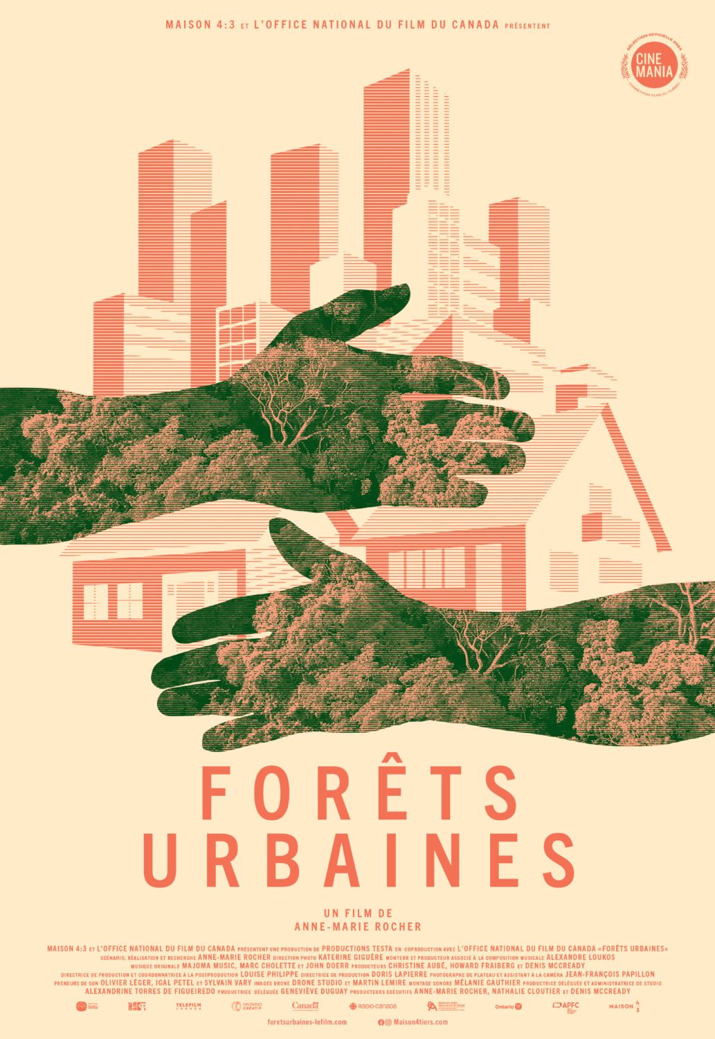 Diffusion du film Forêts Urbaines de Anne-Marie-Rocher